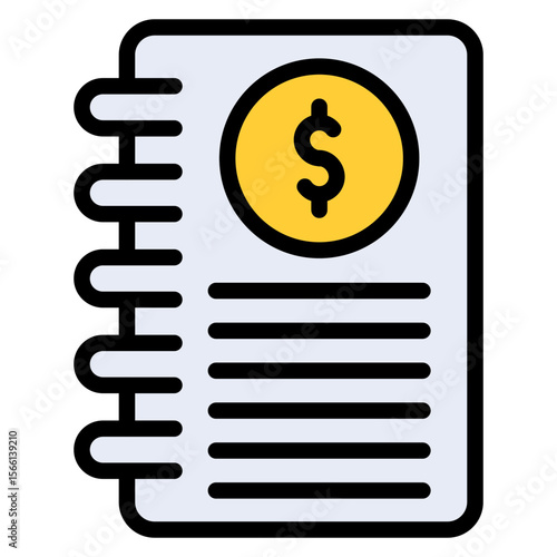 Journal icon vector image. Can be used for Literature.
