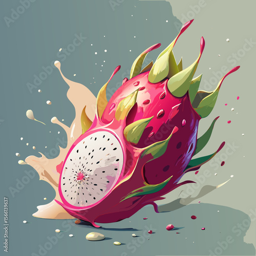 strawberry in water