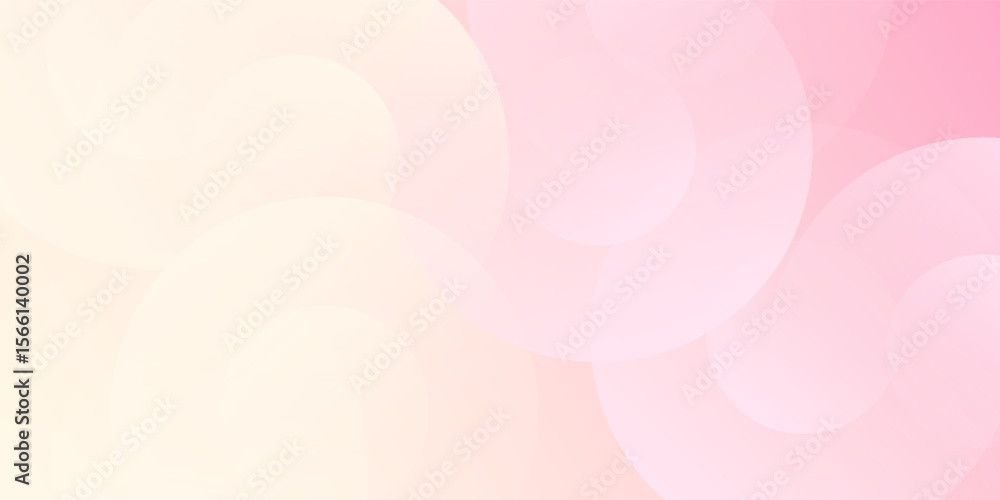 Modern banner background pastel colorful pink and yellow gradations. Circle effect style art modern Modern banner background pastel colorful pink and yellow gradations. Circle effect style art modern