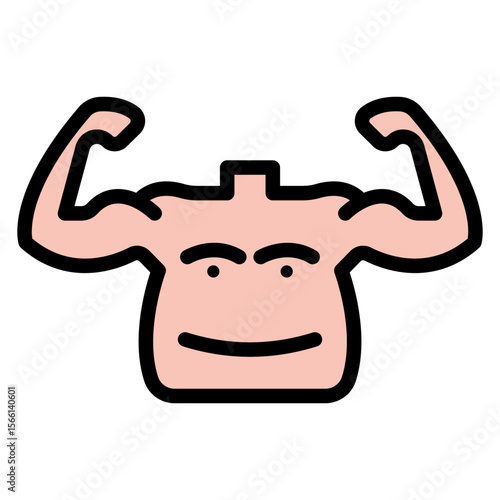 Obesity icon vector image. Can be used for Lifestyles.