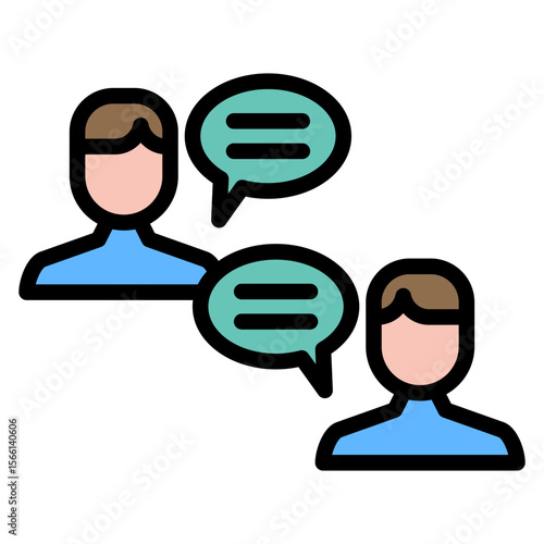 Opinion icon vector image. Can be used for Lifestyles.