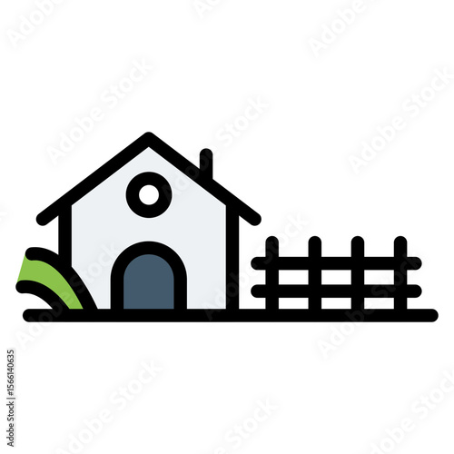 Rural Lifestyle icon vector image. Can be used for Lifestyles.