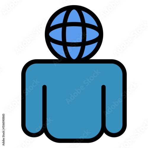 Worldview icon vector image. Can be used for Lifestyles.