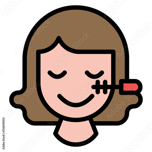 Make Up icon vector image. Can be used for Filmmaking.