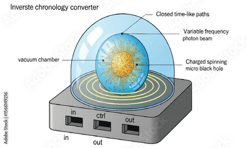 Inverse Chronology Converter schematic diagram on white background