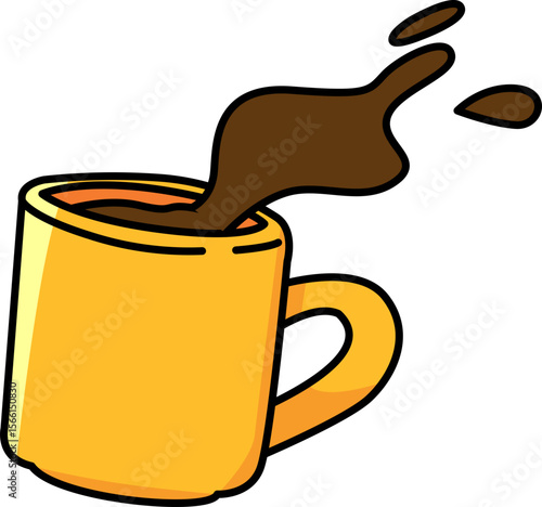 Cup of Chocolatte Illustration