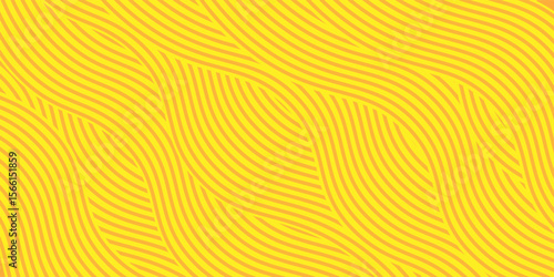 Ramen pattern, vibrant background illustration of asian noodles, ramen, spaghetti, orange background pattern