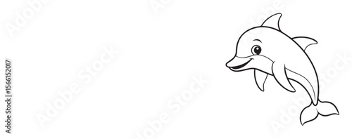 Dolphin icon set vector illustration logo sticker design silhouette 