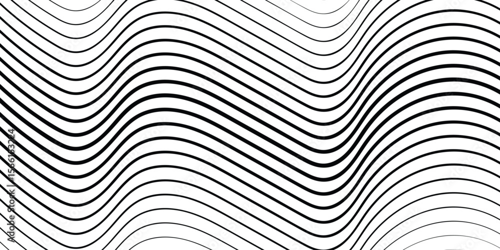Wavy Line Abstract Background.Abstract Wavy Stripe. Black Thin Line Flow Background. EPS vector illustration Wavy Line Abstract Background.Abstract Wavy Stripe. Black Thin Line Flow Background. EPS vector illustration