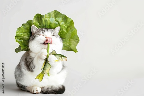 Purr-fect Adventures: A Cute Little Cat Yawning, Swimming, and Catching Fish – A Whimsical Tale of Feline Charm
Meet the most endearing little cat, captured in three delightful moments: mid-yawn with 