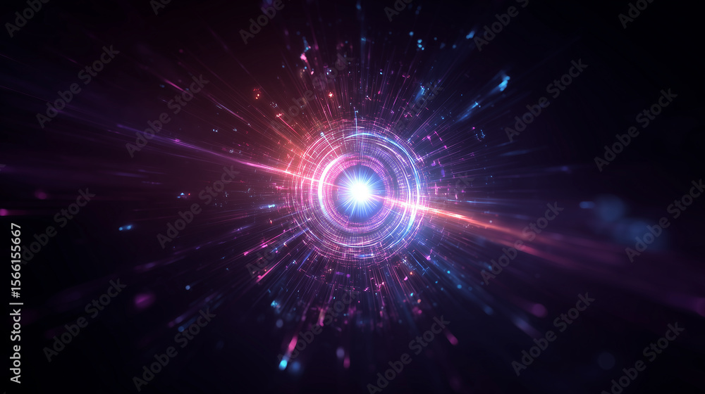 Obraz premium high-tech energy core