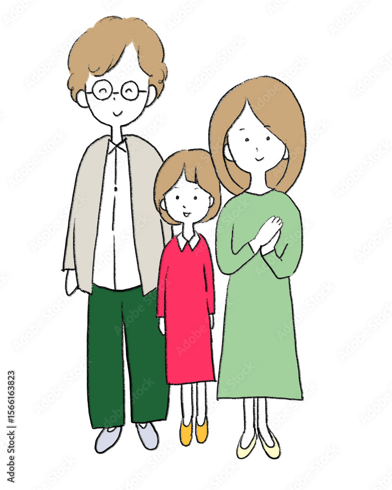 家族のイラスト 家族のイラスト