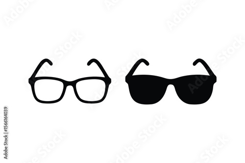 Silhouette Spectacle Showcase Contrasting Clear and Dark Lenses in Eye Protection