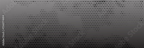 Halftone Square Pixels Pattern. Faded Shade Background. Grid Gradation BG. Black Screentone Diffuse Background. Overlay Texture. Abstract Pattern for Design Comic Prints. Vector