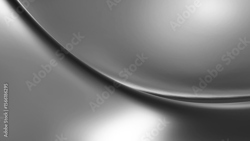 Silver gray wavy abstract b...