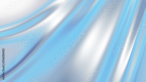 Silver blue striped pattern background, 3d lines design wallpaper, abstract w...