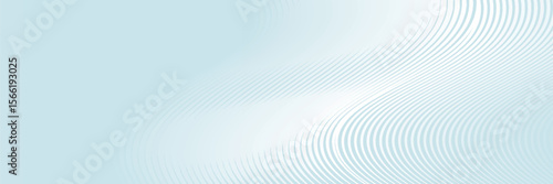 Modern abstract background. Glossy white gradient circle lines. Minimal geometric pattern. Simple graphic elements.