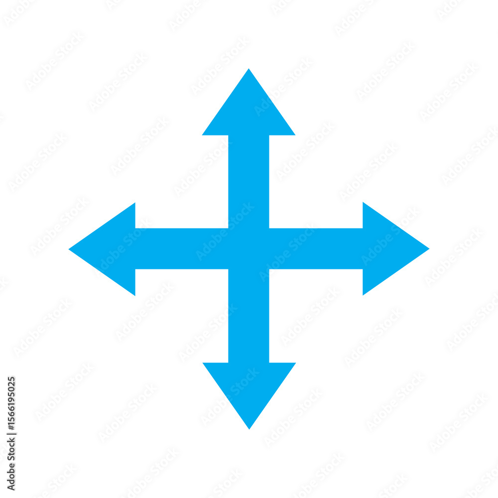 four way direction arrow icon four way direction arrow icon