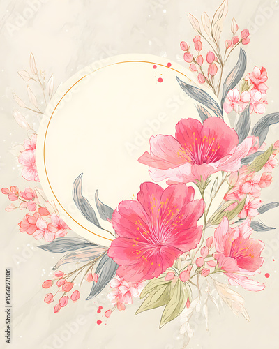 Delicate Floral Arrangement in Soft Pink Hues