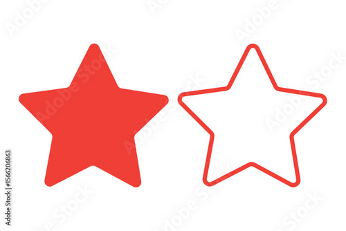 Star cookie shape. Vector cookie cutter design. Christmas star black illustration. Die cut, laser cutting. Shape for cutting.