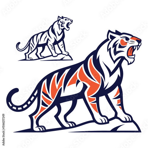 Powerful Tiger Graphic