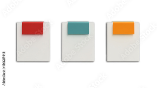 Colorful bookmarks, suitable for marking work drawings or as learning bookmarks