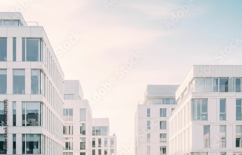 Urban Business Office Architecture for Corporate/Business Background