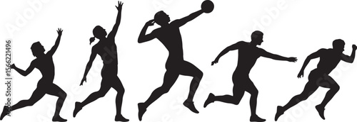 Javelin Throw Athletics Event Illustration