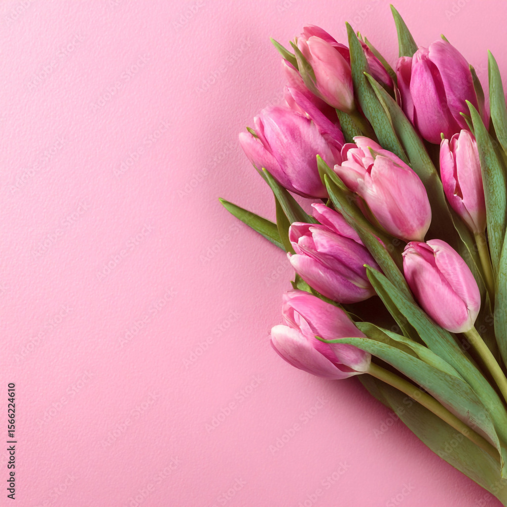bouquet of pink tulips bouquet of pink tulips