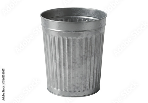 Wallpaper Mural Metal Trash Can: Urban Waste Container Textures & Details Torontodigital.ca