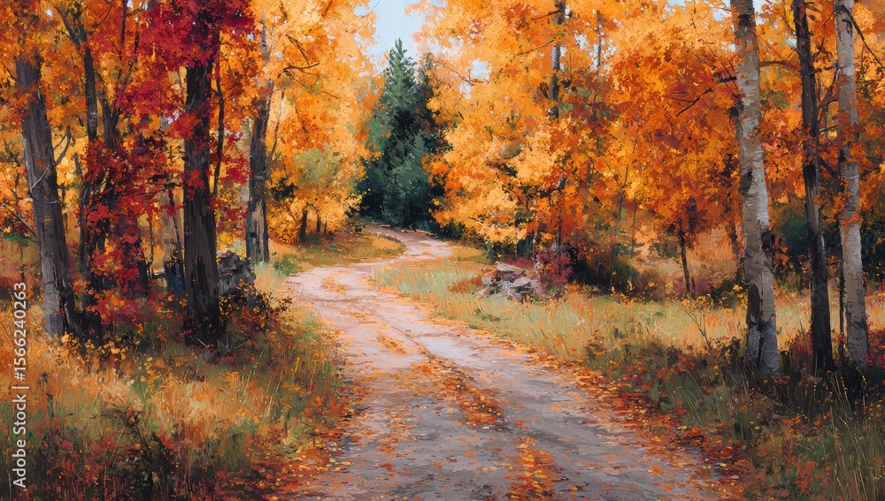 Obraz premium autumn in the forest
