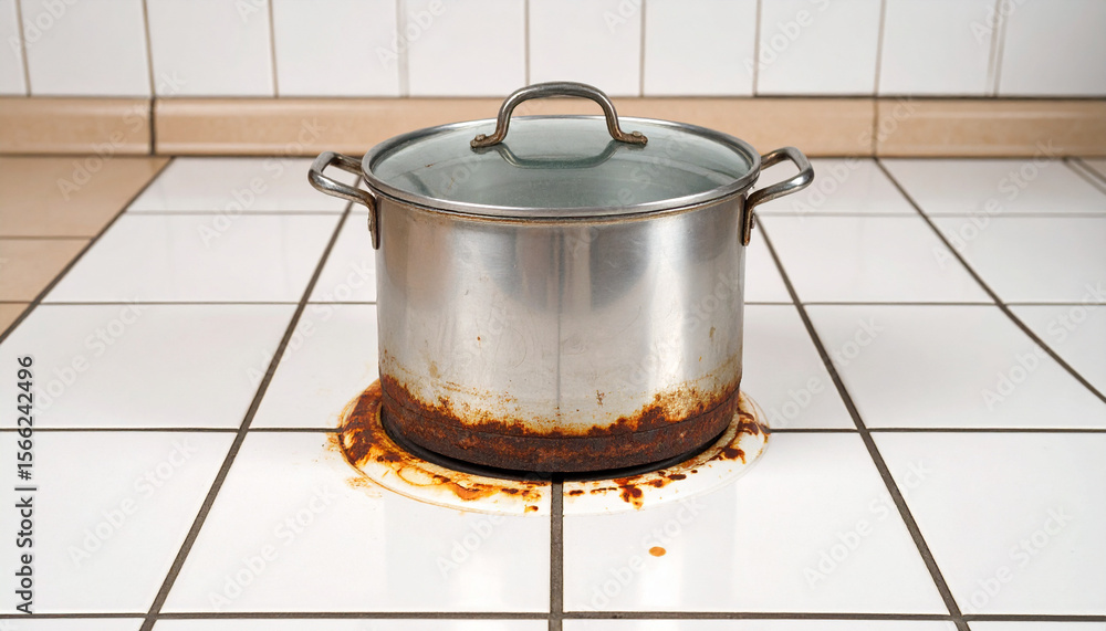 Rust Ring On Saucepan Base Rust Ring On Saucepan Base