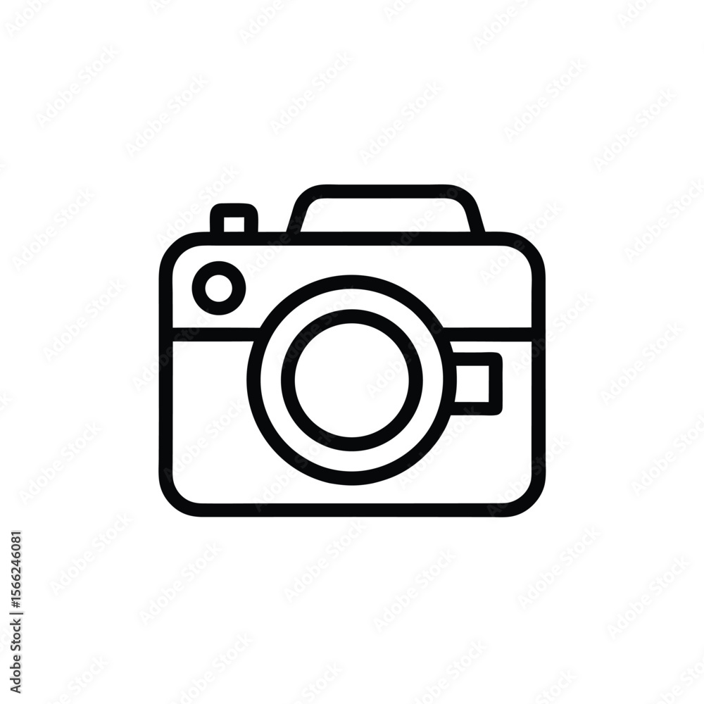 Professional Photography Camera Icon Line Art Design for Websites and Apps Professional Photography Camera Icon Line Art Design for Websites and Apps