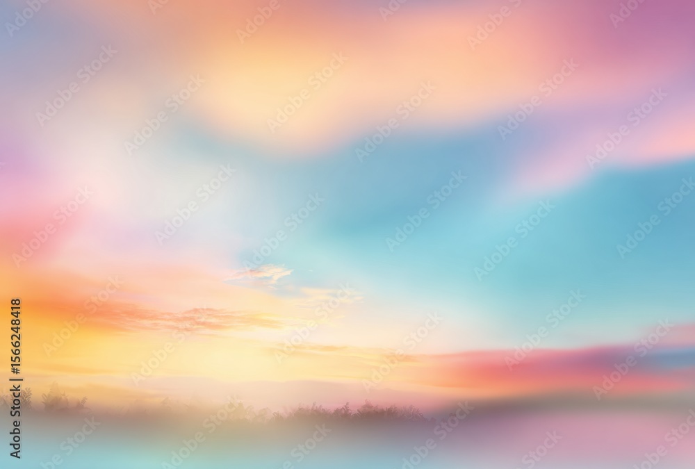 Fototapeta premium sunset in the sky