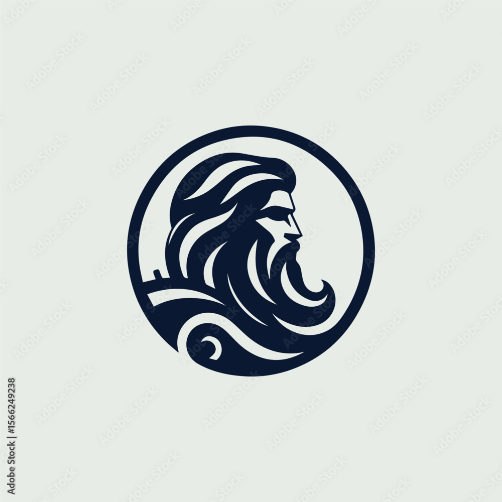 Zeus god logo Zeus god logo