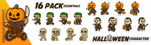 16 Icon Pack Helloween Character