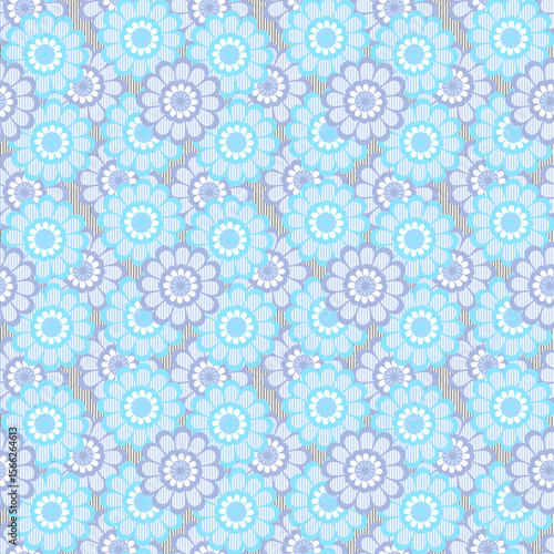 Seamless ethnic summer floral Design print