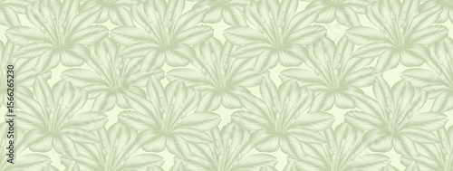 Seamless ethnic summer floral Design print