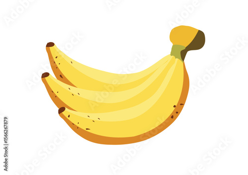 Vector illustration of a ripe banana EPS AI 