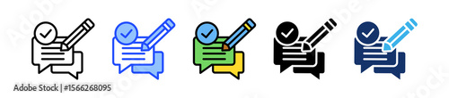 Feedback Icon Collection With Multiple Styles