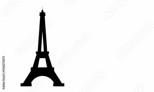 Eiffel Tower in France, the most famous iconic building Eiffel Tower. With photocopy room.