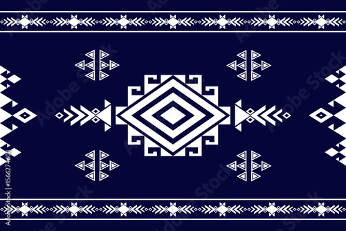 Navajo ethnic geometric patterns textile art cultural heritage close-up traditional aesthetics