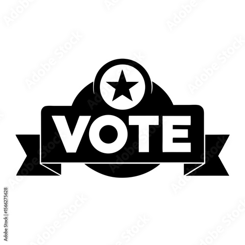  Sticker design of vote