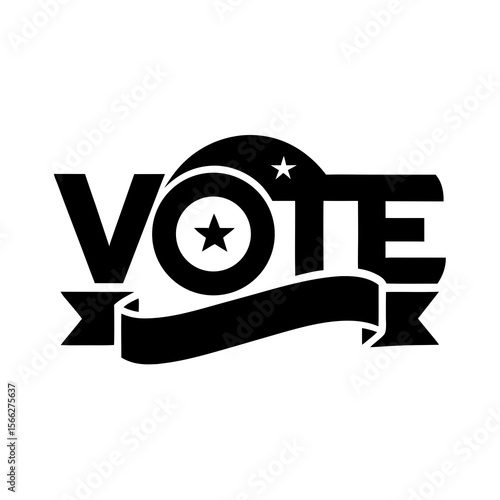  Sticker design of vote