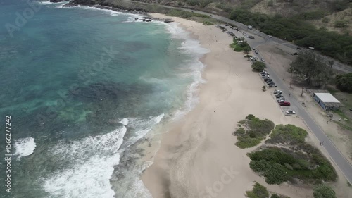 Wallpaper Mural Hawaiian beach by drone Torontodigital.ca