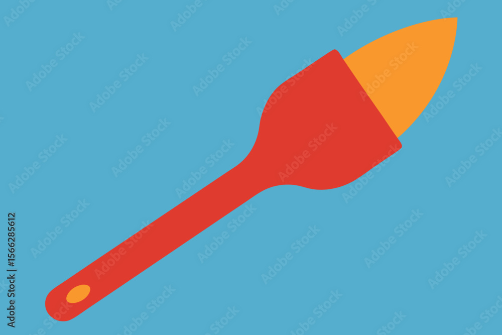 The Basic Shape Of A Simple Paintbrush For A Clean And Minimalist Art Or Creative Icon The Basic Shape Of A Simple Paintbrush For A Clean And Minimalist Art Or Creative Icon