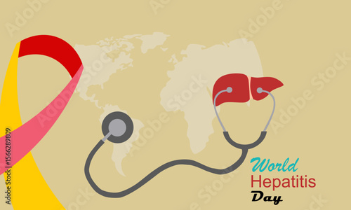 Vector illustration of World Hepatitis Day