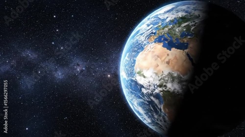 earth and moon