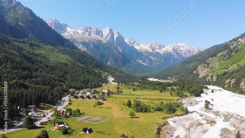 Albania Tropoje . Valbona valley springs Accursed Mountains.