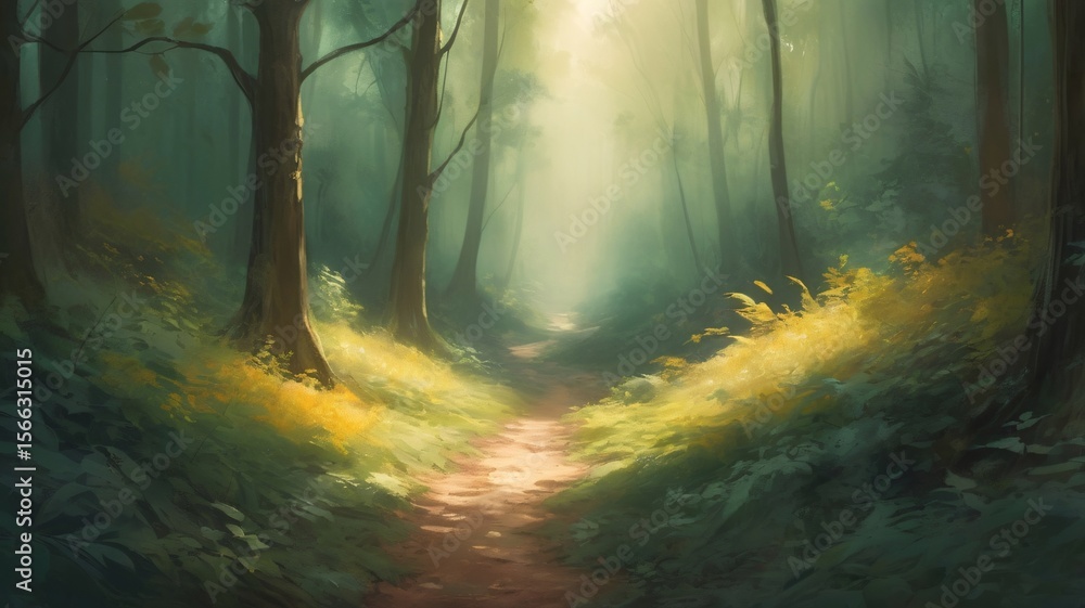 Fototapeta premium Nature's Ethereal Escape